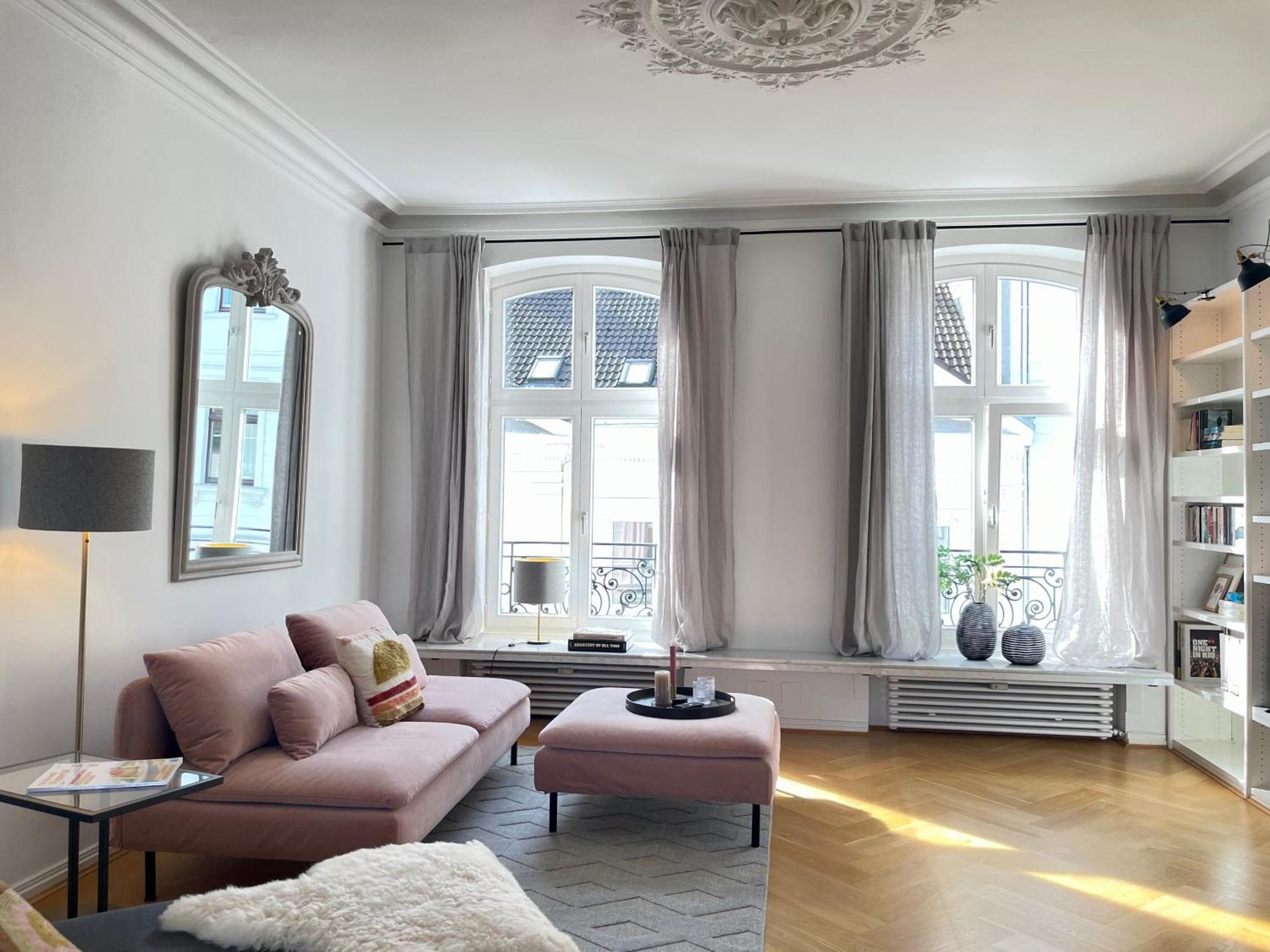 Helle Altbauwohnung Mit Balkon Im Briller Viertel Wuppertal Bagian luar foto