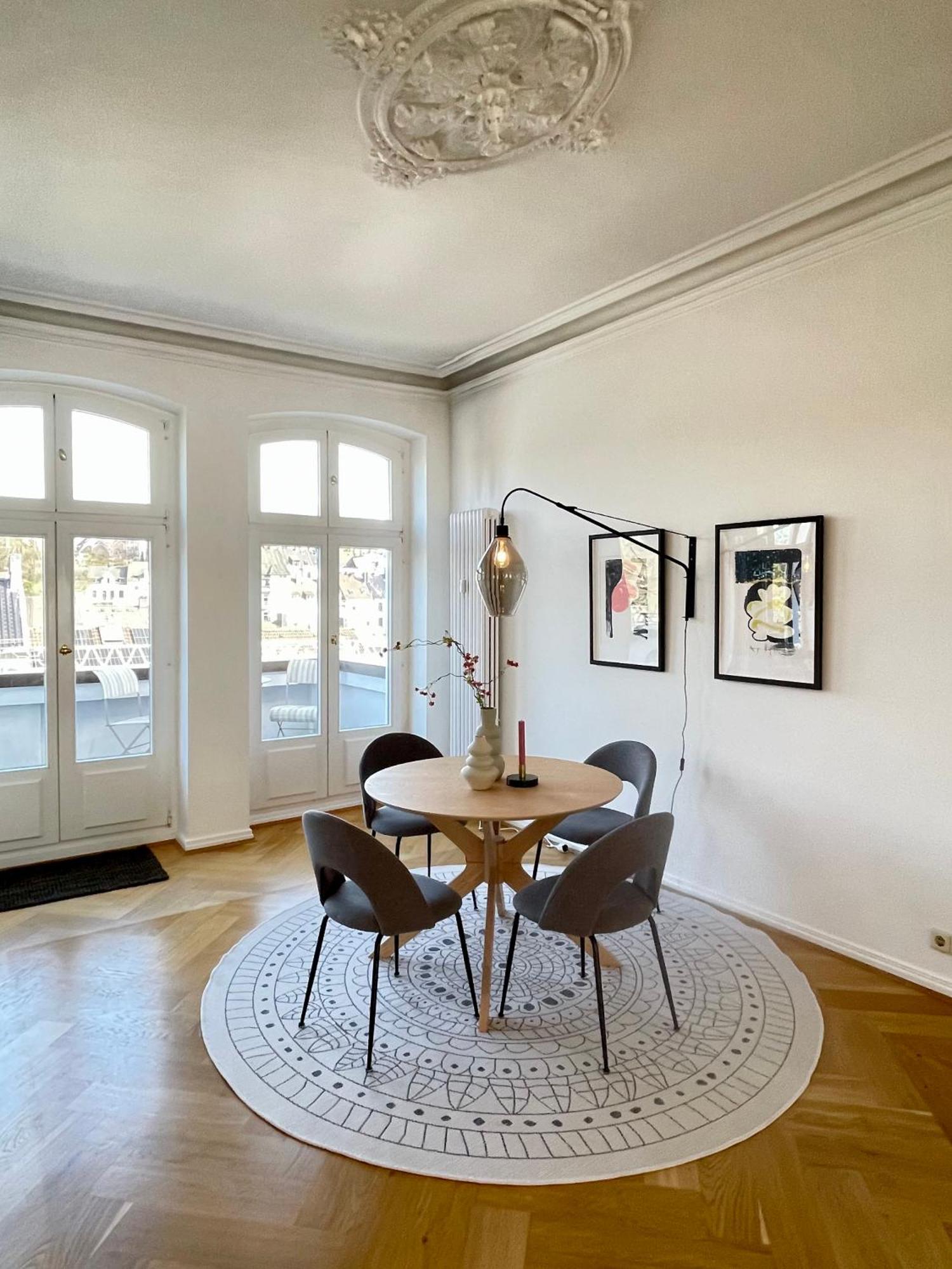 Helle Altbauwohnung Mit Balkon Im Briller Viertel Wuppertal Bagian luar foto